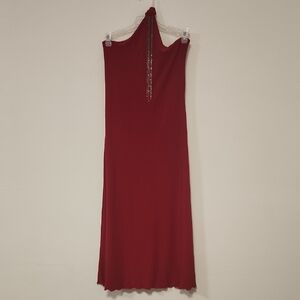 Vizio Red Halter Dress